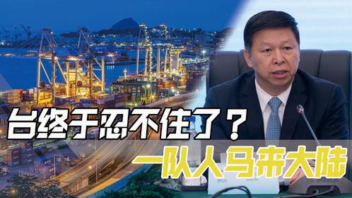 台终于忍不住了？一队人马来大陆，只求1件事，国台办回应精准狠