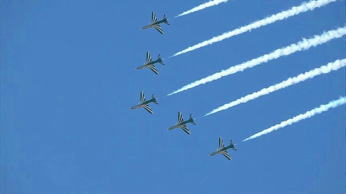 沙特皇家空军沙特鹰队参加 2023 年雅典飞行周！