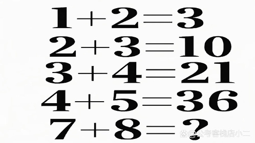 二年级奥数，找出规律，求7+8等于多少？