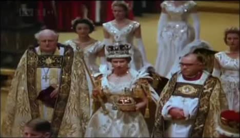 1953年6月2日英国伊丽莎白二世，女王加冕现场高清视频