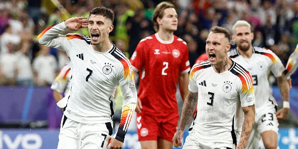 太戏剧了！德国2-0丹麦进欧洲杯8强