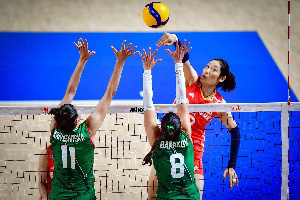 香港站开门红!中国女排3-0保加利亚