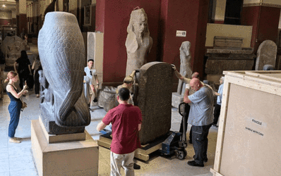抵达上海！“埃及国家博物馆感觉要被搬空了”