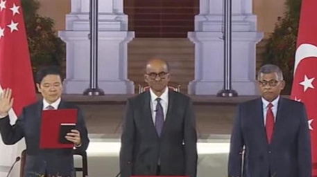 黄循财接棒李显龙 担任新加坡新任总理
