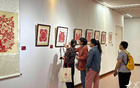 首届济南剪纸艺术展在槐荫时光艺术之城开幕
