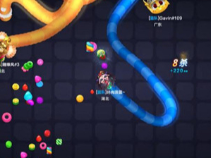 QQ游戏蛇蛇争霸使用加速功能击杀其他玩家攻略