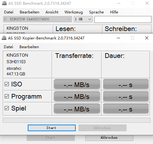 AS SSD Benchmark截图2