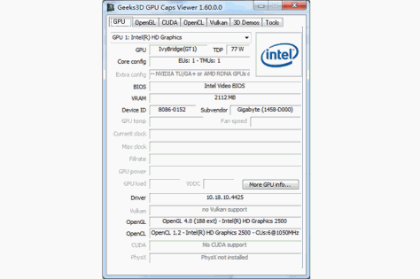 GPU Caps Viewer截图1