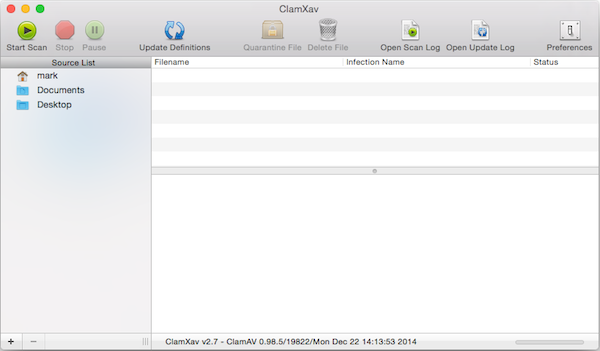 ClamXav for Mac截图1