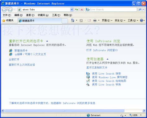 （IE8）Internet Explorer 8 浏览器截图4
