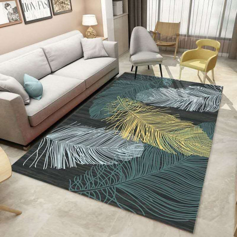 3d立体水晶毯北欧风短绒客厅地毯