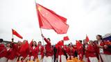 巴黎奥运会开幕式：中国代表团入场