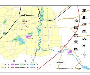 高校导航：东北师范大学校园平面图