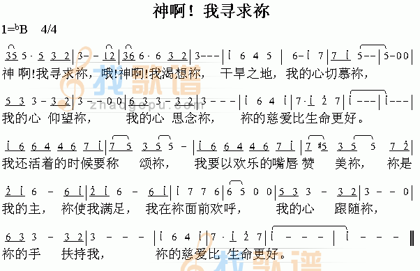 神啊,我录求你