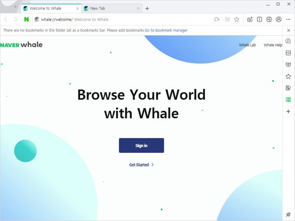 Whale浏览器截图