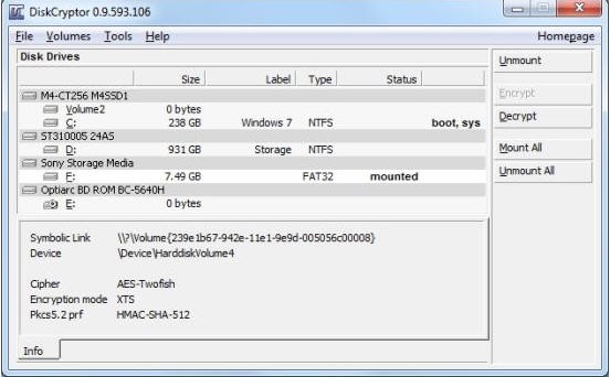 DiskCryptor截图