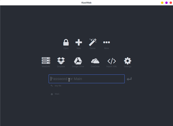 KeeWeb密码管理神器截图