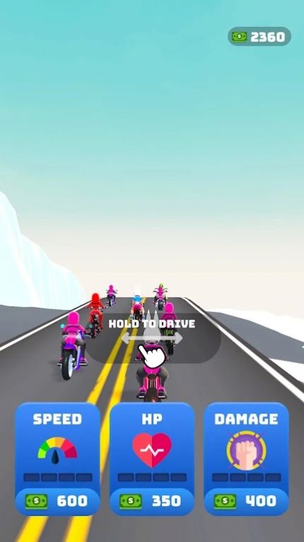 摩托车竞速跑游戏截图