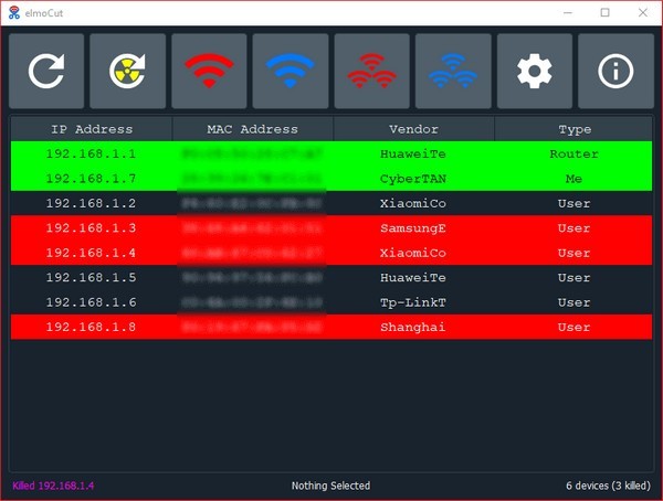 elmoCut网络访问控制工具截图1