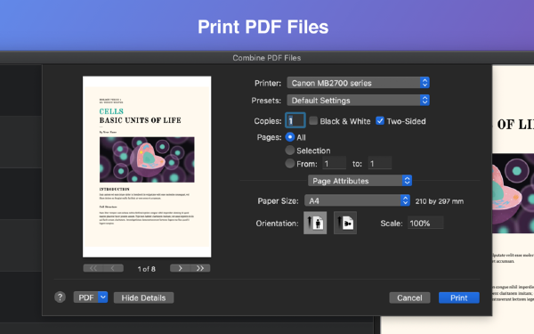 Combine PDF Files截图