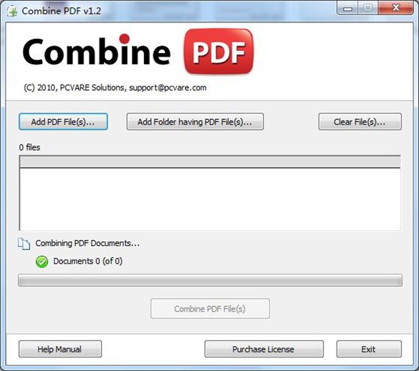 Combine PDF Files截图