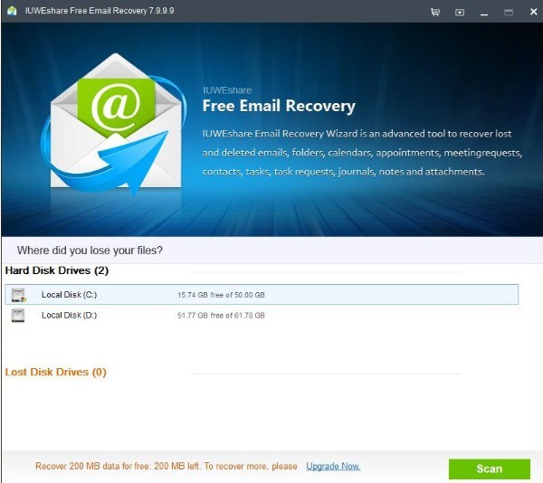 Free Email Recovery截图