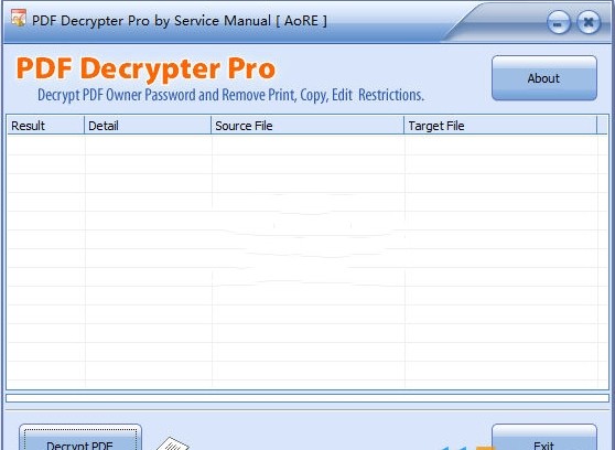 Free Decrypt PDF截图
