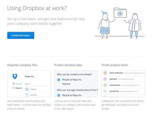 dropbox截图