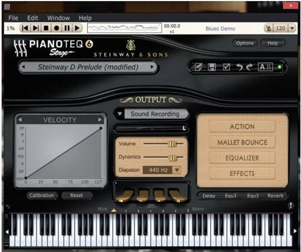 Pianoteq STAGE截图