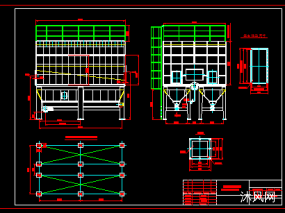 新型结构的除尘器总图图纸合集的封面图
