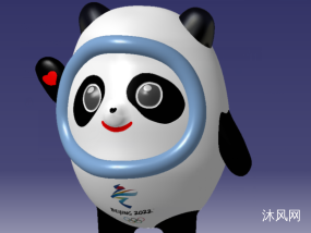 2022奥运吉祥物冰墩墩（可3D打印）