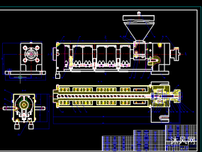 挤出机装配图图纸合集的封面图