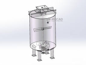 搅拌罐模型