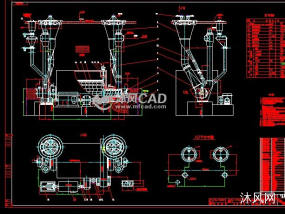 某BBD双进双出钢球磨煤机总设计图