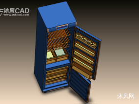 冰箱结构设计模型