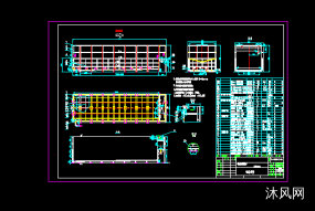 电泳槽CAD设计图图纸合集的封面图
