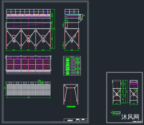 离线布袋除尘器图纸合集的封面图