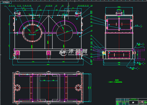 G170-120辊压机机辊罩部件的图纸预览图