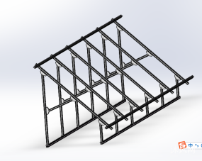 光伏支架模型设计图纸合集的封面图