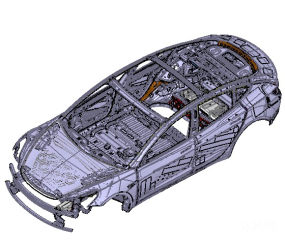 特斯拉Model 3 车身结构