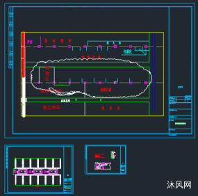 打磨烟尘隔墙式滤筒工艺图纸合集的封面图