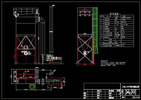 LPM6A-270气箱式袋除尘器图纸合集的封面图