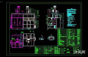 水帘喷漆室结构图图纸合集的封面图
