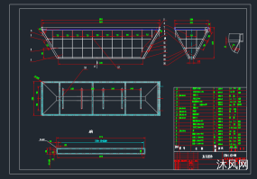 除尘器的灰斗CAD7张图纸合集的封面图