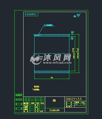 衬套的图纸预览图