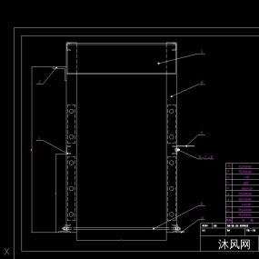 闸压机液缸定位结构架图纸合集的封面图