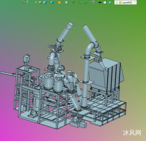 水泥厂原料立磨生产除尘设备图纸合集的封面图