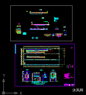 车架涂装线工艺平面图图纸合集的封面图