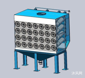 60000风量56筒斜插滤筒除尘器图纸合集的封面图