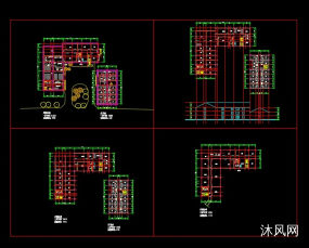 新中式商业综合体建筑施工图及SU模型图纸合集的封面图